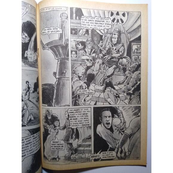 Jimi Hendrix Rock Fantasy Comic August 1990 Psychedelic Rock Artwork Vintage NOS - Picture 8 of 10